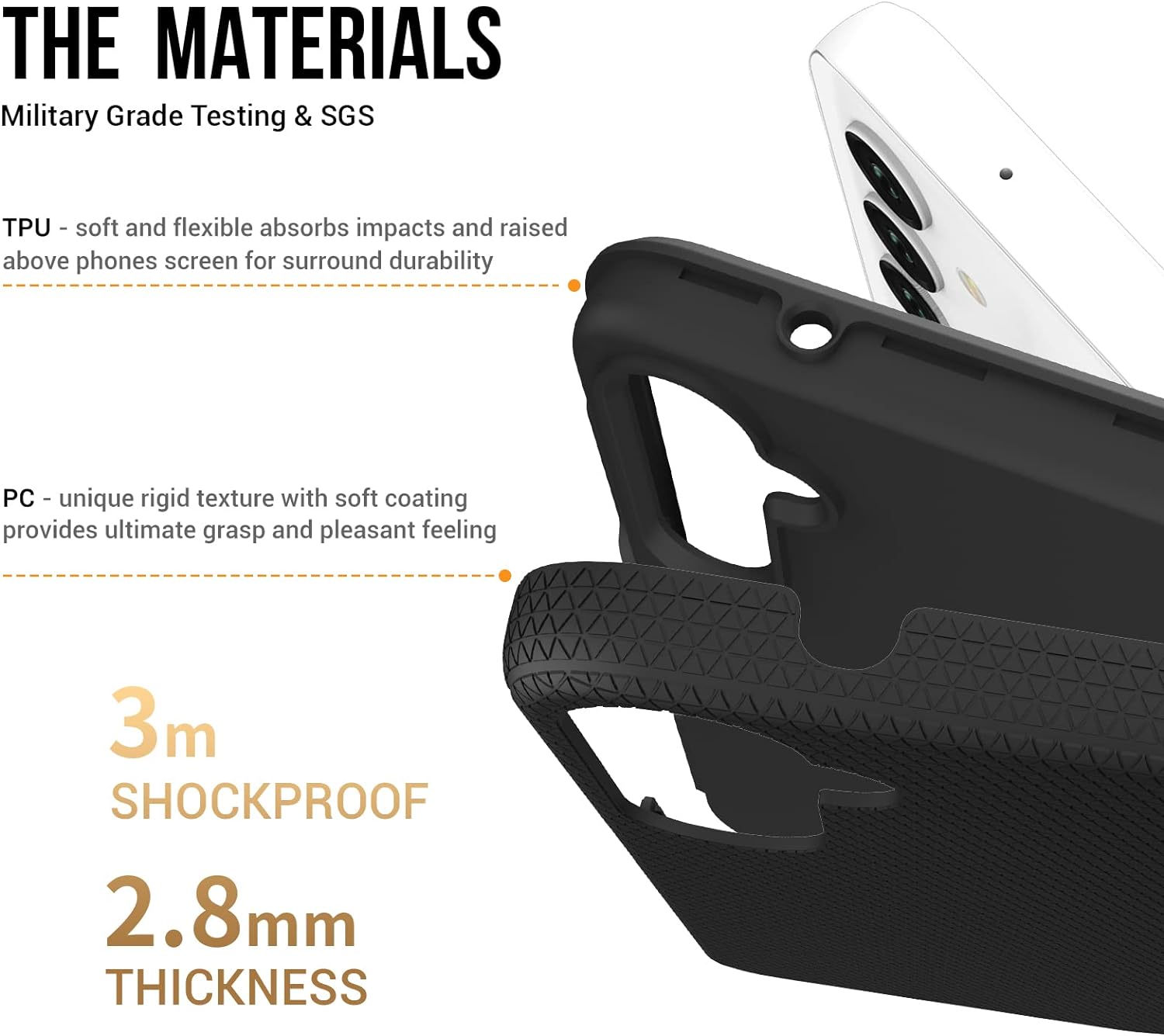 Coque rigide pour Samsung Galaxy S24 FE Coque rigide pour Samsung Galaxy S24 FE